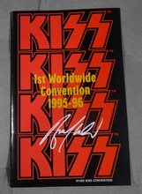 1995 Worldwide KISS Convention Tourbook Signed by Bruce Kulick
