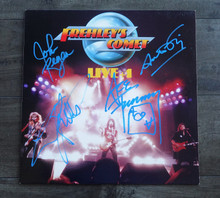 Frehleys Comet BAND SIGNED Autograph KISS Live +1 Vinyl LP Dark