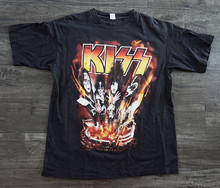 KISS Concert Vintage Dodger Stadium Halloween Night 1998 Tshirt