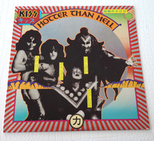 KISS Hotter Than Hell LP 1976 Reissue Bogart Labels
