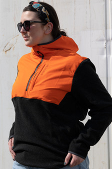 Bering Pro Fleece 1/4 Zip colour Red Orange