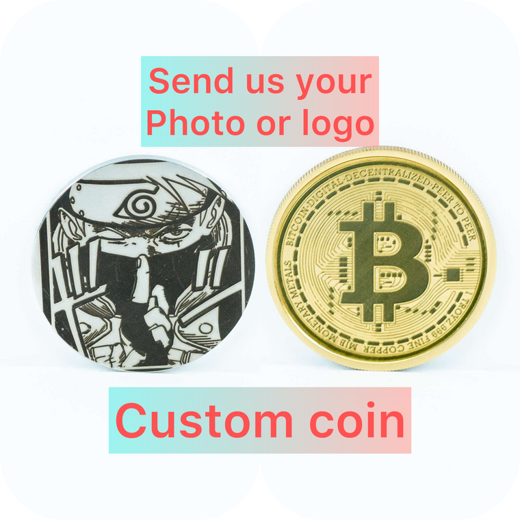 Personalized Laser Engraved Photo/logo Coin