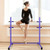 47 Inch Double Ballet Barre with Anti-Slip Footpads-Blue B593-SP37446