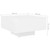  Coffee Table White Engineered Wood 23.6 in x 23.6 in x 12.4 in A949-806885