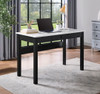 Rylee - Faux Marble Desk - Black / White
