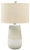 Shavon - Ceramic Table Lamp  - Beige / White