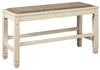 Bolanburg - DBL Counter UPH Bench  - Beige