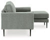 Hazela - Sofa Chaise - Charcoal