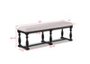 Regent - Bench - Charcoal Black