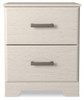 Stelsie - Two Drawer Night Stand - White
