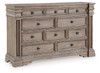 Blairhurst - Dresser - Light Grayish Brown