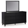 Danziar - Dresser And Mirror - Black