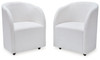 Rowanbeck - Dining Upholstered Arm Chair (Set of 2) - Ivory