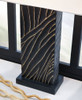 Bartlen - Poly Table Lamp - Black / Gold Finish