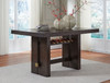 Burkhaus - Rectangular Dining Room Counter Table - Dark Brown