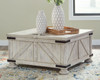Carynhurst - Cocktail Table with Storage - Whitewash