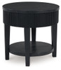 Marstream - Round End Table - Black