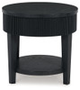 Marstream - Round End Table - Black