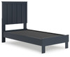 Simmenfort - Platform Bed With Panel Headboard