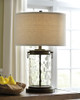 Tailynn - Glass Table Lamp  - Clear / Bronze Finish