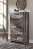 Derekson - Five Drawer Chest - Multi Gray