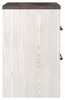 Gerridan - Two Drawer Night Stand - White / Gray