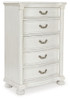 Montelaine - Five Drawer Chest - Antique White