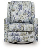 Dustinford - Swivel Glider Accent Chair - Multi