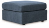 Modmax - Oversized Accent Ottoman - Fabric - Ink