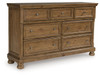 Feddinger - Dresser - Medium Brown