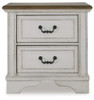Blendon - Two Drawer Night Stand - Two-tone
