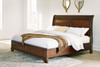 Trellington - King Sleigh Storage Bed - Brown