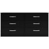 Finch - Six Drawer Dresser - 29'' Height - Black