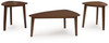 Lyncott - Occasional Wood Table Set (Set of 3) - Brown