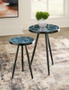 Clairbelle - Accent Table (Set of 2) - Teal