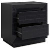 Londer - Two Drawer Night Stand - Black