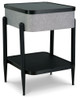 Jorvalee - Accent Table with Speaker - Gray / Black