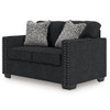 Jasmine Peaks - Loveseat - Coal