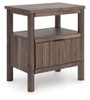 Pamytta - One Drawer Night Stand - Brown