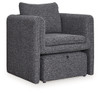 Vreni - Accent Chair - Charcoal / Black