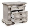 Bruchandi - Three Drawer Night Stand - Antique White