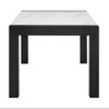 Jules - Faux Marble Dining Table - Charcoal / White
