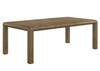 Cockrell - Dining Table ( With 18" Leaf) - Light Brown