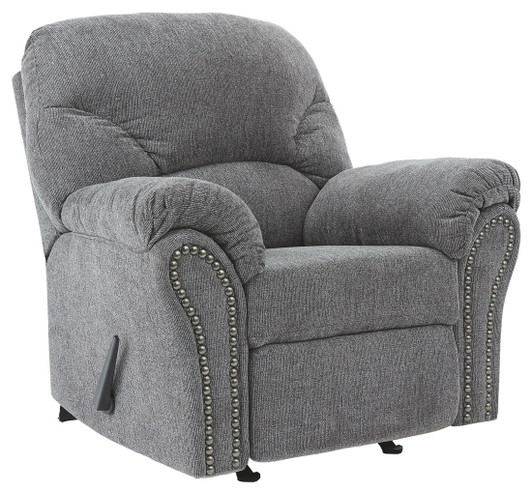 Allmaxx - Rocker Recliner - Pewter