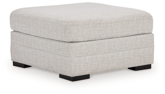 Koralynn - Oversized Accent Ottoman - Stone