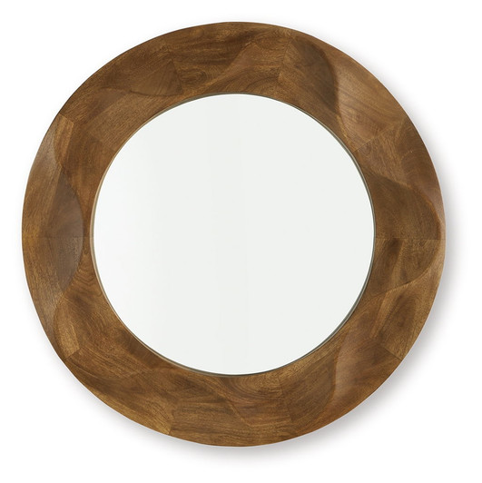 Aajon - Brown - Accent Mirror