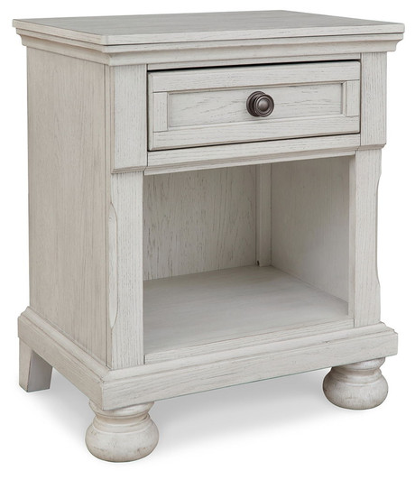 Robbinsdale - One Drawer Night Stand - Antique White