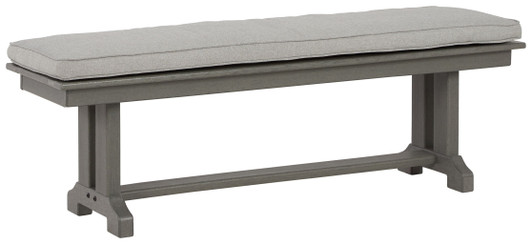 Visola - Gray - Bench with Cushion Visola - Gray - Bench with Cushion
