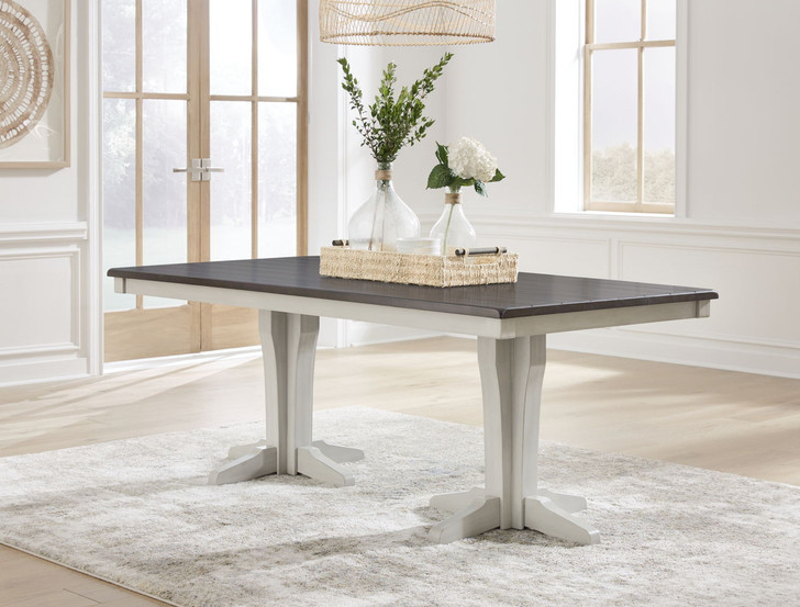 Darborn - Dining Table - Gray / Brown