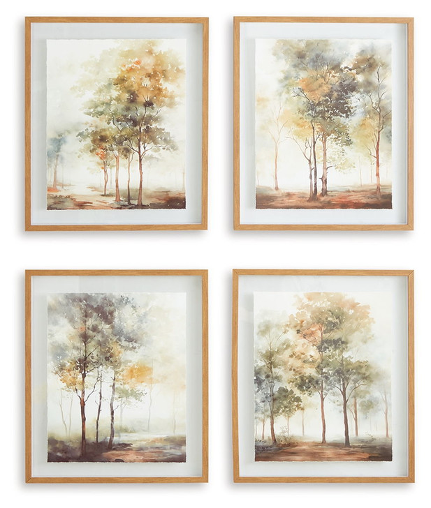 Bryneford - Wall Art Set (Set of 4) - Multi